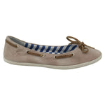 Pantofola D'Oro Beige Suede Lace Bow Loafers Ballet Flat Shoes LA8397-37