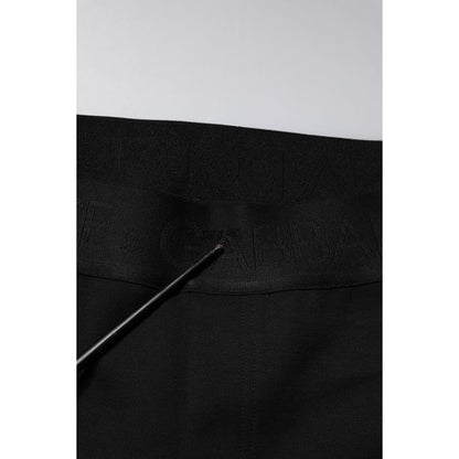 Dolce & Gabbana Black Cotton Jogger Men Sweatpants Pants