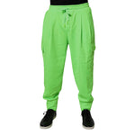 Dolce & Gabbana Neon Green Cargo Jogger Men Sweatpants Pants