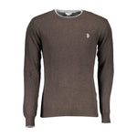 U.S. POLO ASSN. Brown Wool Men Sweater US-1460-XXL