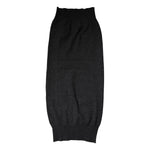 Dolce & Gabbana Black Cashmere Knitted Neck Warmer Foulard Scarf