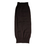 Dolce & Gabbana Brown Cashmere Knitted Neck Warmer Foulard Scarf