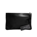 Dolce & Gabbana Multicolor Leopard Jacquard Print Logo Plaque Pouch Bag BAG4293