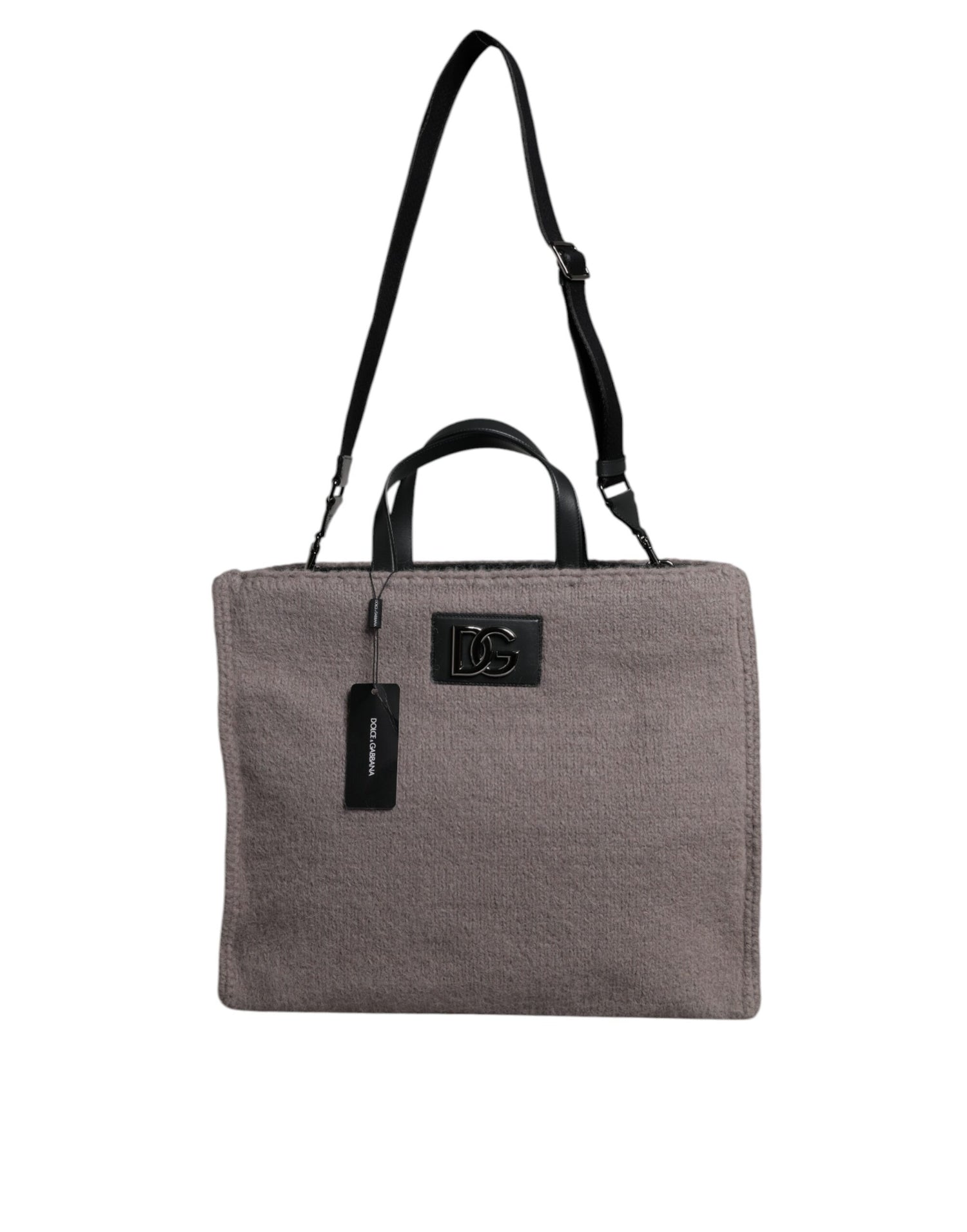 Front view with bag zipped and handles upright.