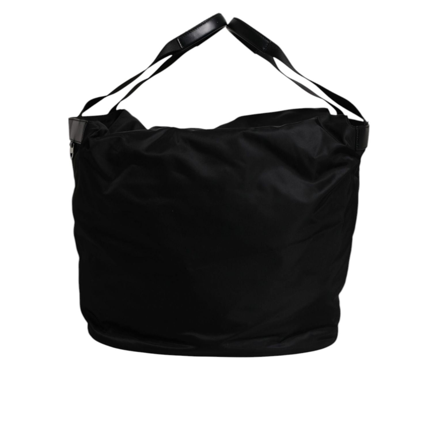 Front view with bag zipped and handles upright.