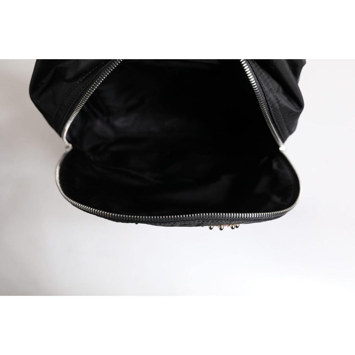Dolce & Gabbana Black Nylon #DGFAMILY Embellished Backpack VULCANO Bag