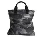 Dolce & Gabbana Black Camouflage Shoulder Strap Logo Plaque Bag BAG4385