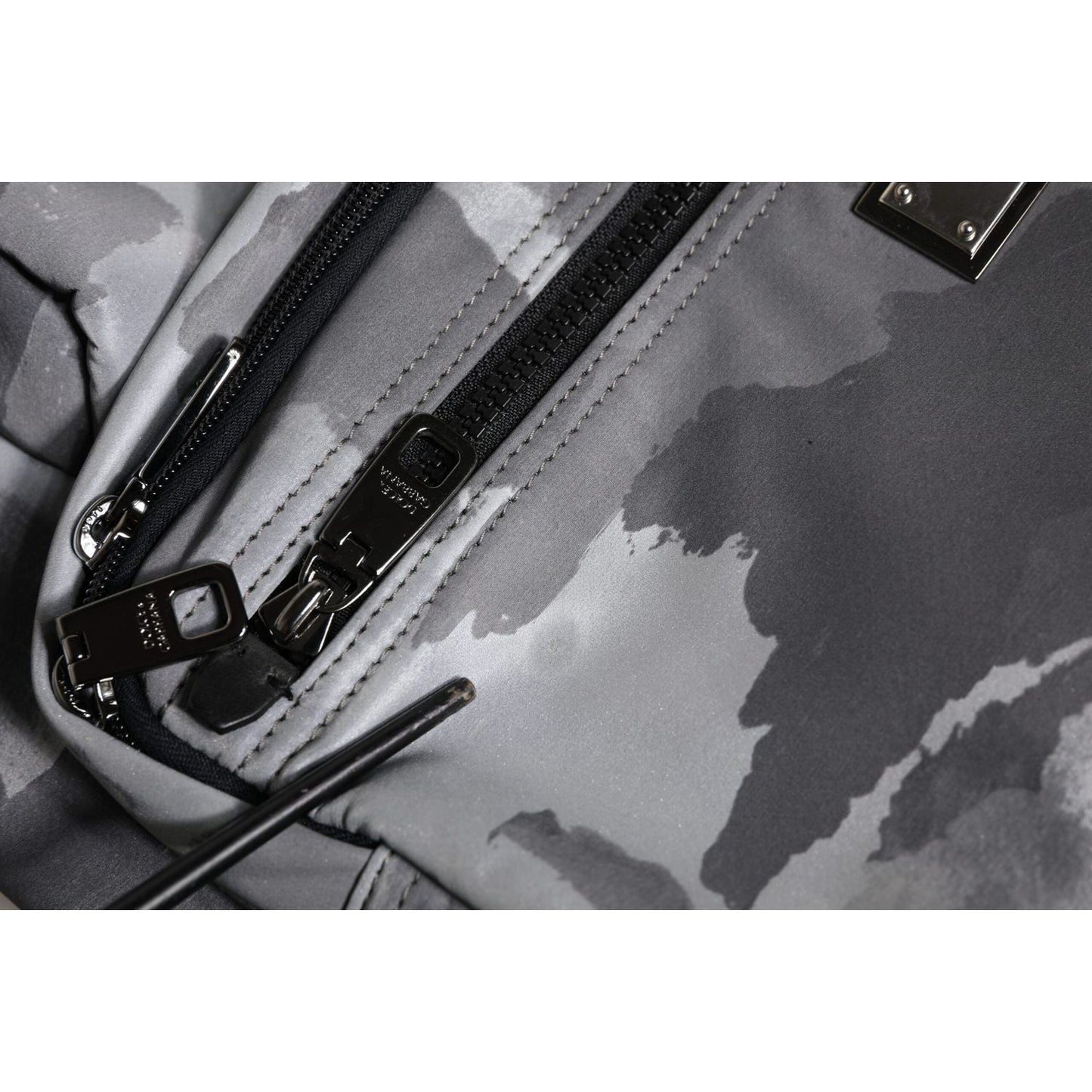 Dolce & Gabbana Black Camouflage Shoulder Strap Logo Plaque Bag BAG4385