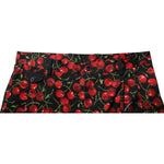 Dolce & Gabbana Black Red Cherry Print Bermuda Cotton Shorts PAN75748-48