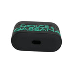 Dolce & Gabbana Black Orange Silicone Embossed Logo Airpods Case