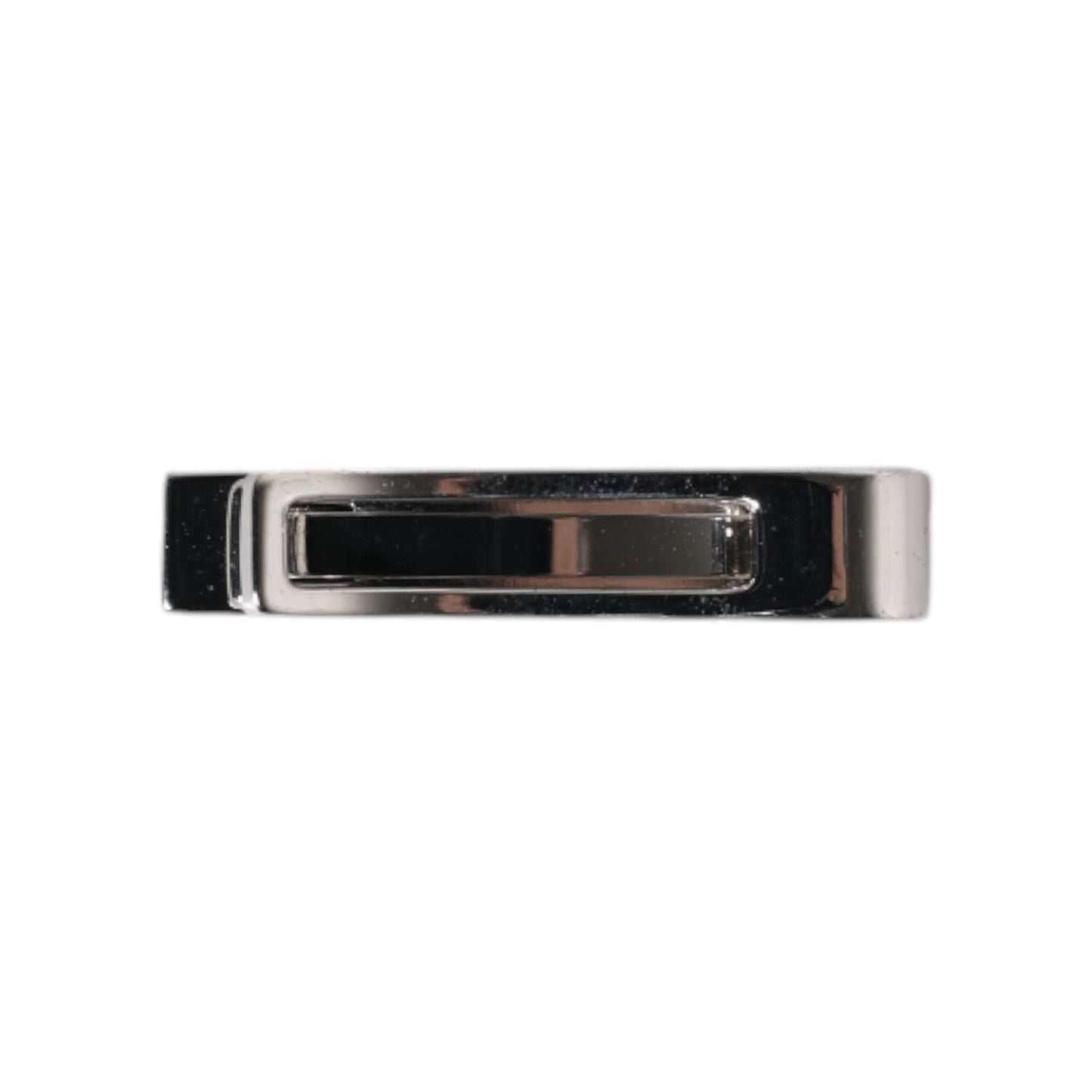 Dolce & Gabbana Silver Tone Brass Logo Branded Tie Clip Bar SMY10635