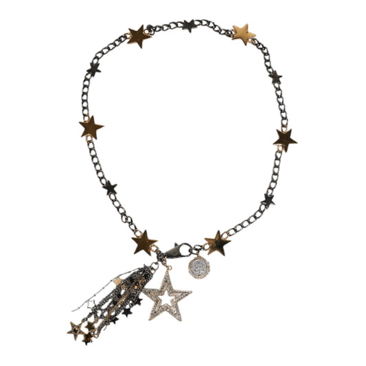 Dolce & Gabbana Silver Gold Brass Embellished Waist Chain Belt SMY10414-S