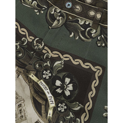 Dolce & Gabbana Green Cotton Pant