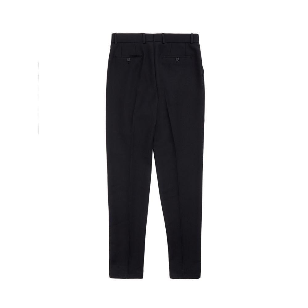 Dolce & Gabbana Elegant Polyester Black Pants for Men DO-1297676-IT50 | L