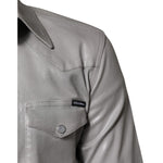 Dolce & Gabbana Metallic Gray Cotton Button Down Shirt TSH878485-37