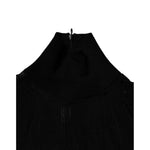 Dolce & Gabbana Black Knit Long Sleeves Turtleneck Slim Top TSH878526-38