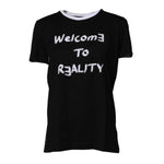 Dolce & Gabbana Black Printed Round Neck Top Cotton T-shirt TSH878643-38