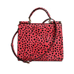 Dolce & Gabbana Pink Exotic Leather Top Handle Tote Crossbody Bag