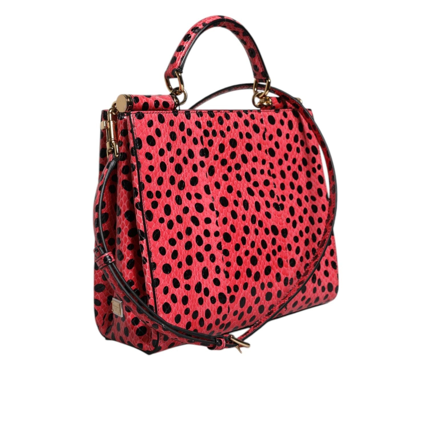 Front view with bag zipped and handles upright.