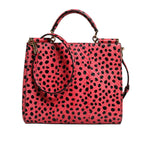 Dolce & Gabbana Pink Exotic Leather Top Handle Tote Crossbody Bag