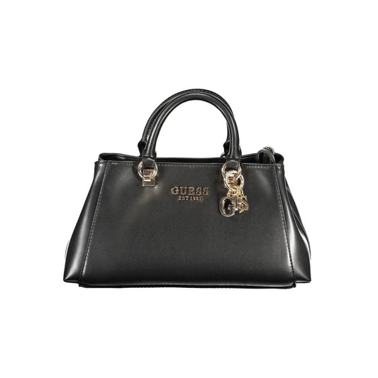 Guess Jeans Black Polyethylene Handbag Guess Jeans Dark Slate Gray