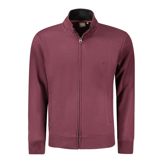 Coveri Moving Red Cotton Men Sweater Coveri Moving Dim Gray