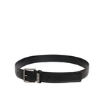 Dolce & Gabbana Black Leather Metal Buckle Classic Belt BEL9291-90