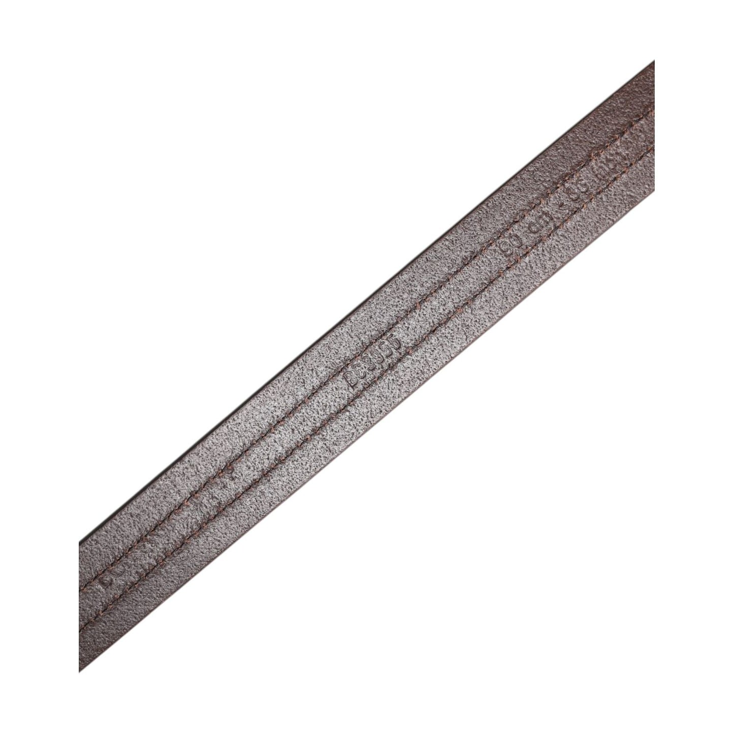 Dolce & Gabbana Burgundy Leather Metal Logo Buckle Belt