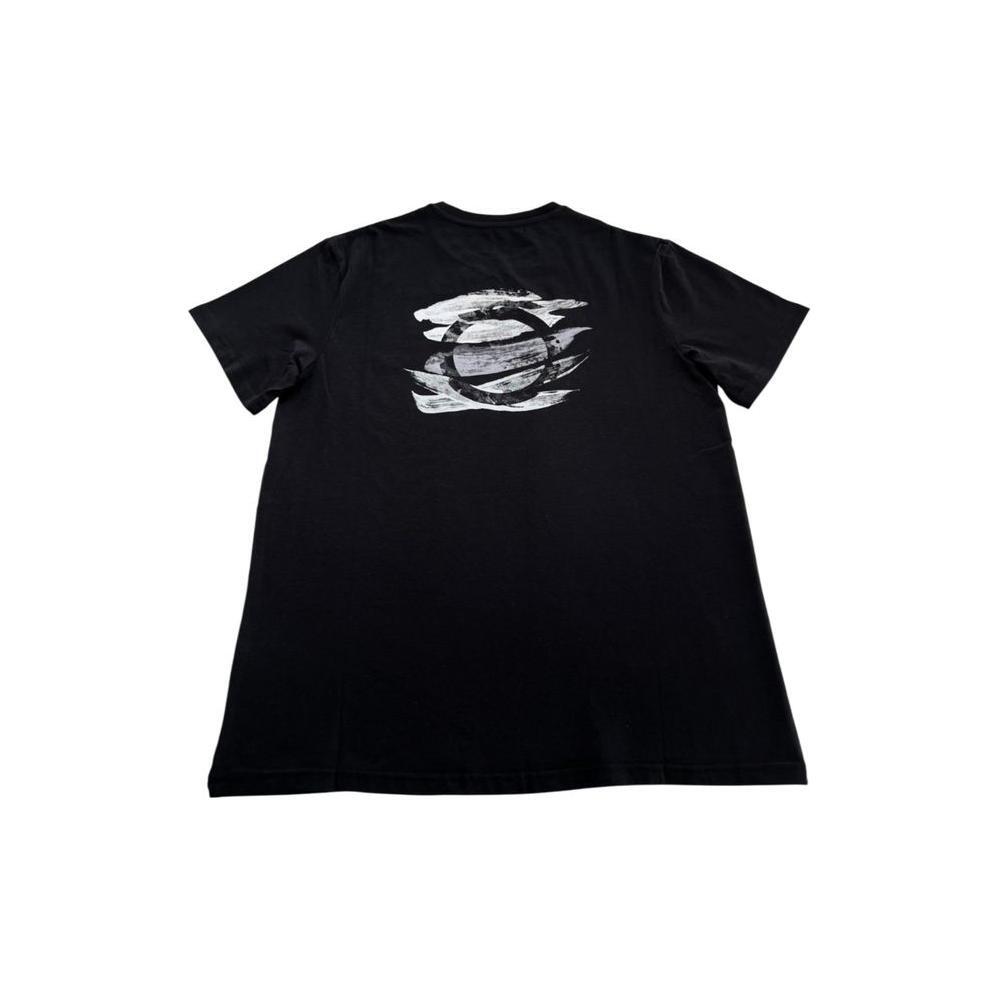 Trussardi Beachwear Black Cotton Men T-Shirt
