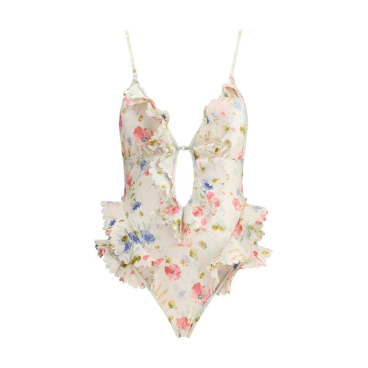 Zimmermann Multicolor Lycra One-Piece Swimsuit