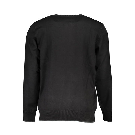 U.S. Grand Polo Black Nylon Sweater U.S. Grand Polo Dark Slate Gray