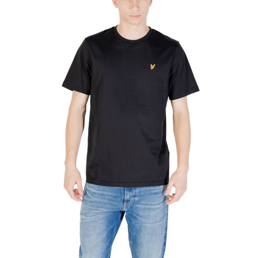 Lyle & Scott Black Cotton T-Shirt Lyle & Scott Gray
