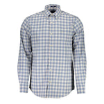 Gant Blue Cotton Men Shirt GA-2082-S