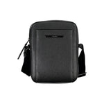 Calvin Klein Sleek Black Shoulder Bag with Logo Detail CA-27464