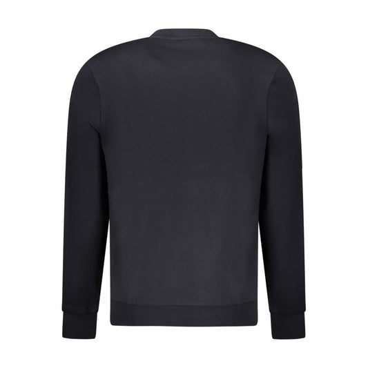 Napapijri Black Cotton Sweater Napapijri Dark Slate Gray
