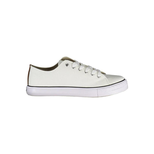 Carrera White Polyester Sneaker Carrera Light Gray