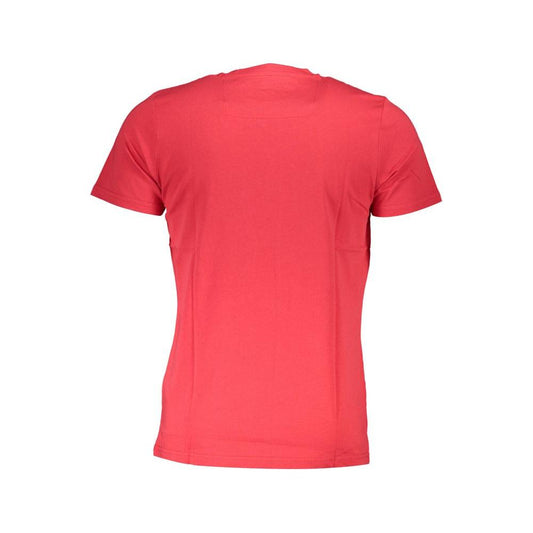 Cavalli Class Red Cotton T-Shirt Cavalli Class Tomato