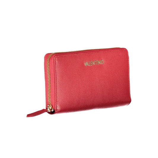 Valentino Bags Red Polyethylene Wallet Valentino Bags Maroon