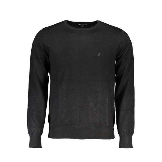 U.S. Grand Polo Black Nylon Sweater U.S. Grand Polo Dark Slate Gray