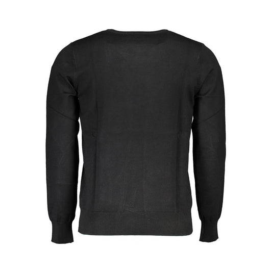 U.S. Grand Polo Black Nylon Sweater U.S. Grand Polo Dark Slate Gray