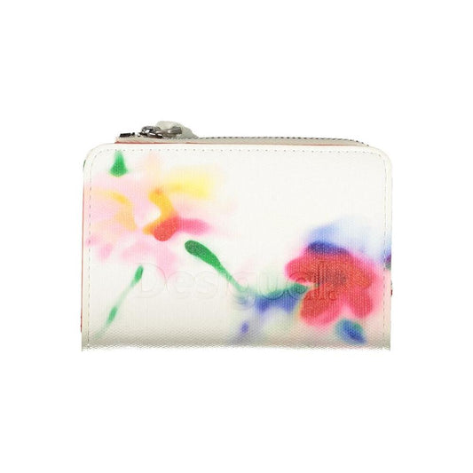 Desigual White Polyester Wallet Desigual Antique White
