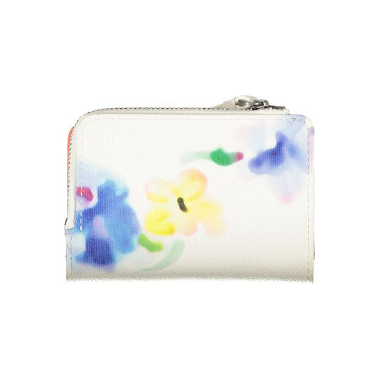 Desigual White Polyester Wallet Desigual Beige