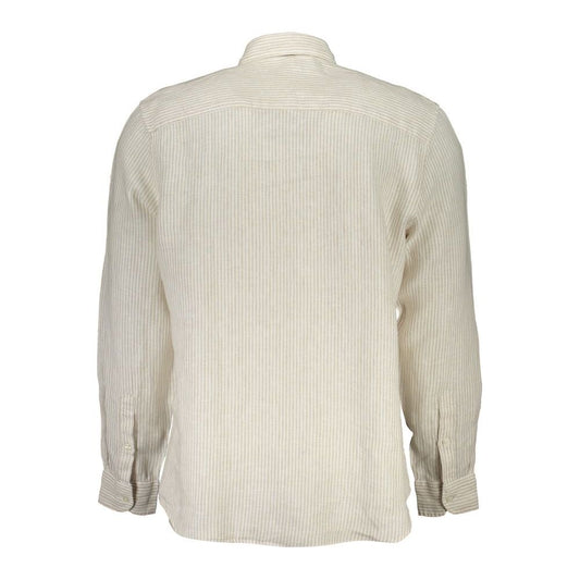 North Sails Beige Linen Shirt North Sails Light Gray