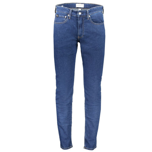 Calvin Klein Blue Cotton Jeans & Pant Calvin Klein Dark Slate Blue