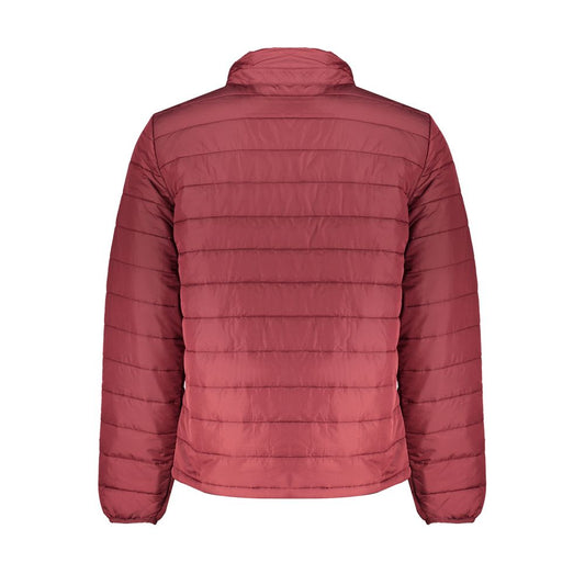 Timberland Red Polyester Jacket Timberland Maroon