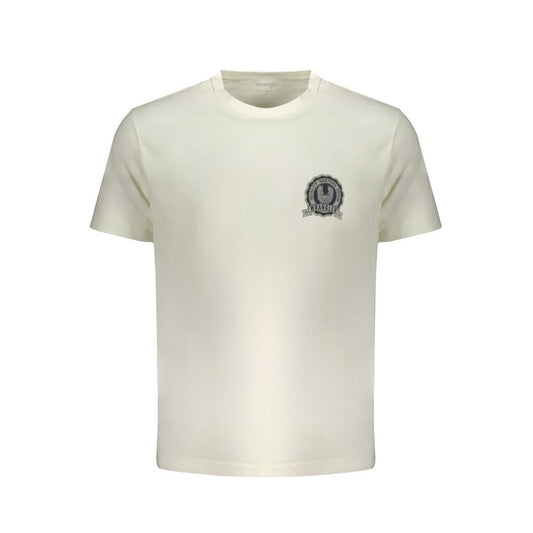 Wrangler White Cotton T-Shirt Wrangler Light Gray