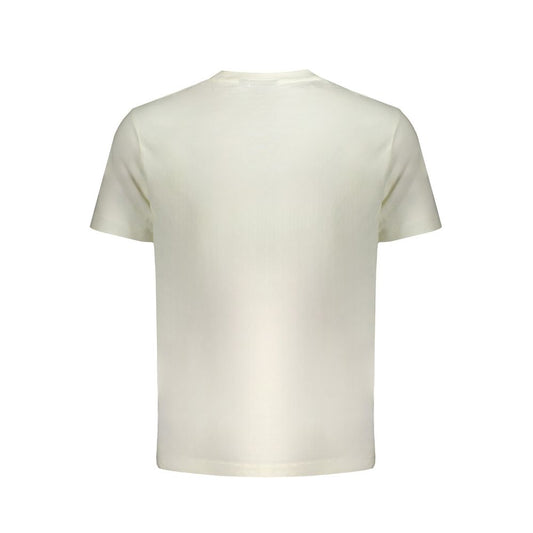 Wrangler White Cotton T-Shirt Wrangler Light Gray