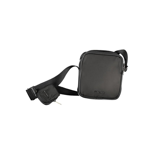 Calvin Klein Black Polyester Shoulder Bag Calvin Klein Dark Slate Gray