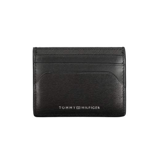 Tommy Hilfiger Black Leather Wallet Tommy Hilfiger Dark Slate Gray