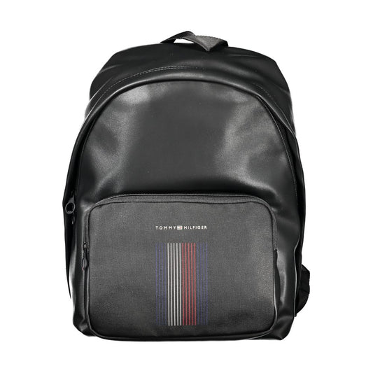 Tommy Hilfiger Black Polyester Backpack Tommy Hilfiger Dark Slate Gray